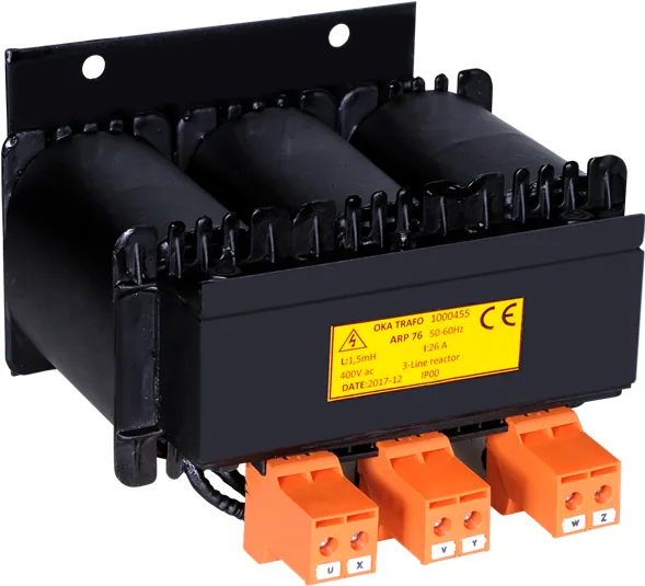 چوک AC 26A 1,5MH سه فاز